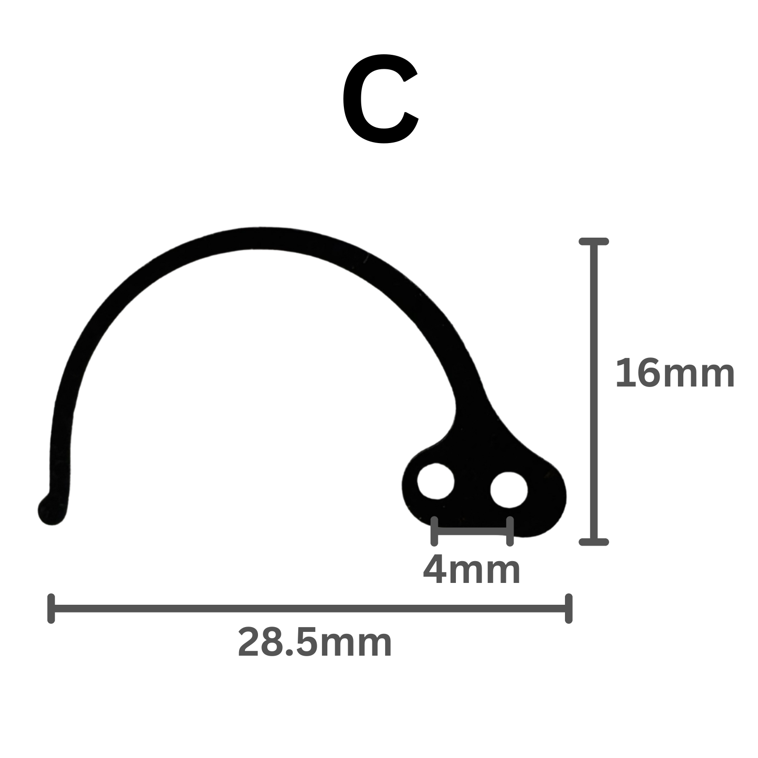 Clock Ratchet Click Springs - Choose Shape