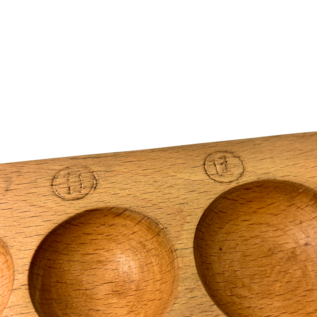 Extra Large Wooden Doming Set with 6 Punches - faulty