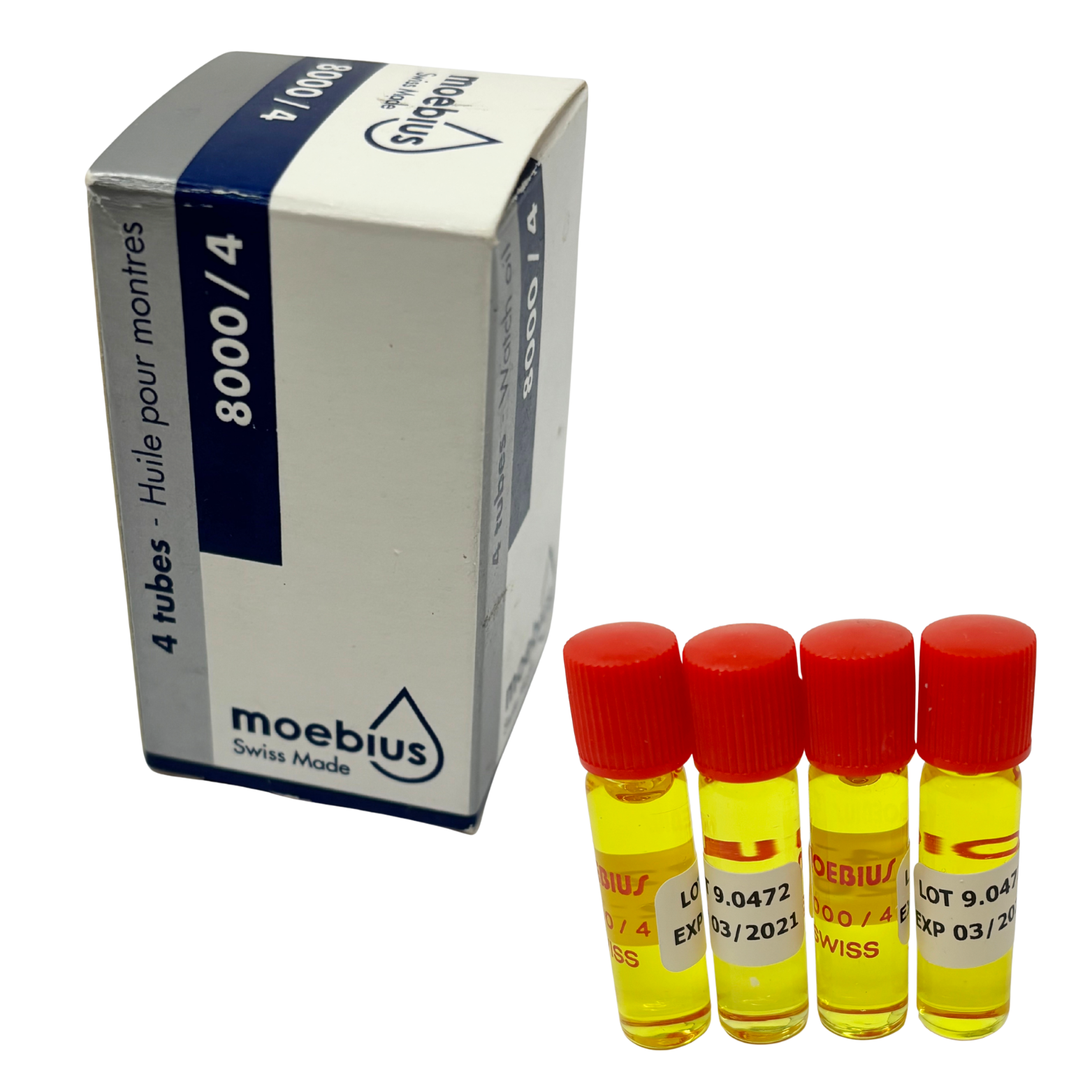 Moebius Watch Oil 8000 4 x 1ml (Expired)