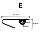 Clock Ratchet Click Springs - Choose Shape