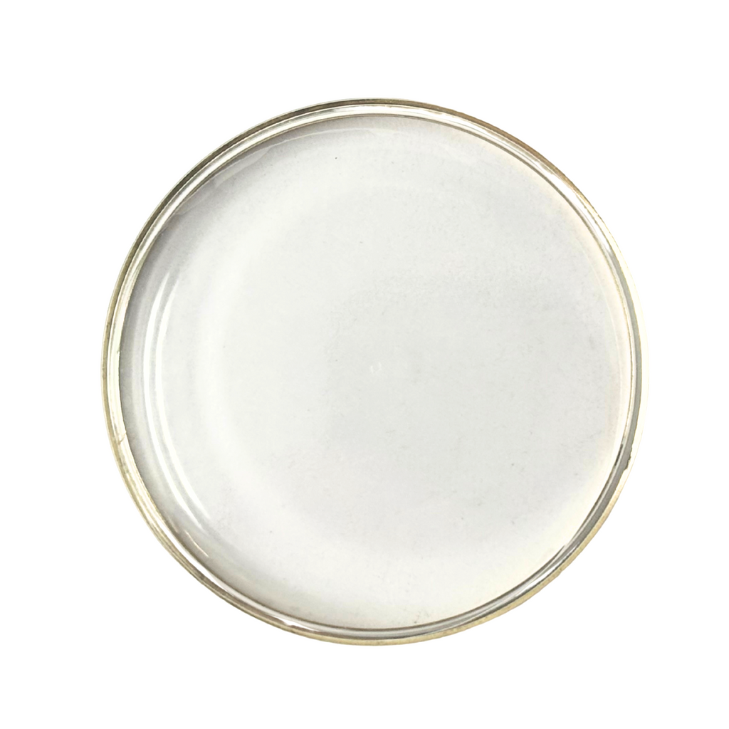 Domed Acrylic Glass for Omega - Gold Ring