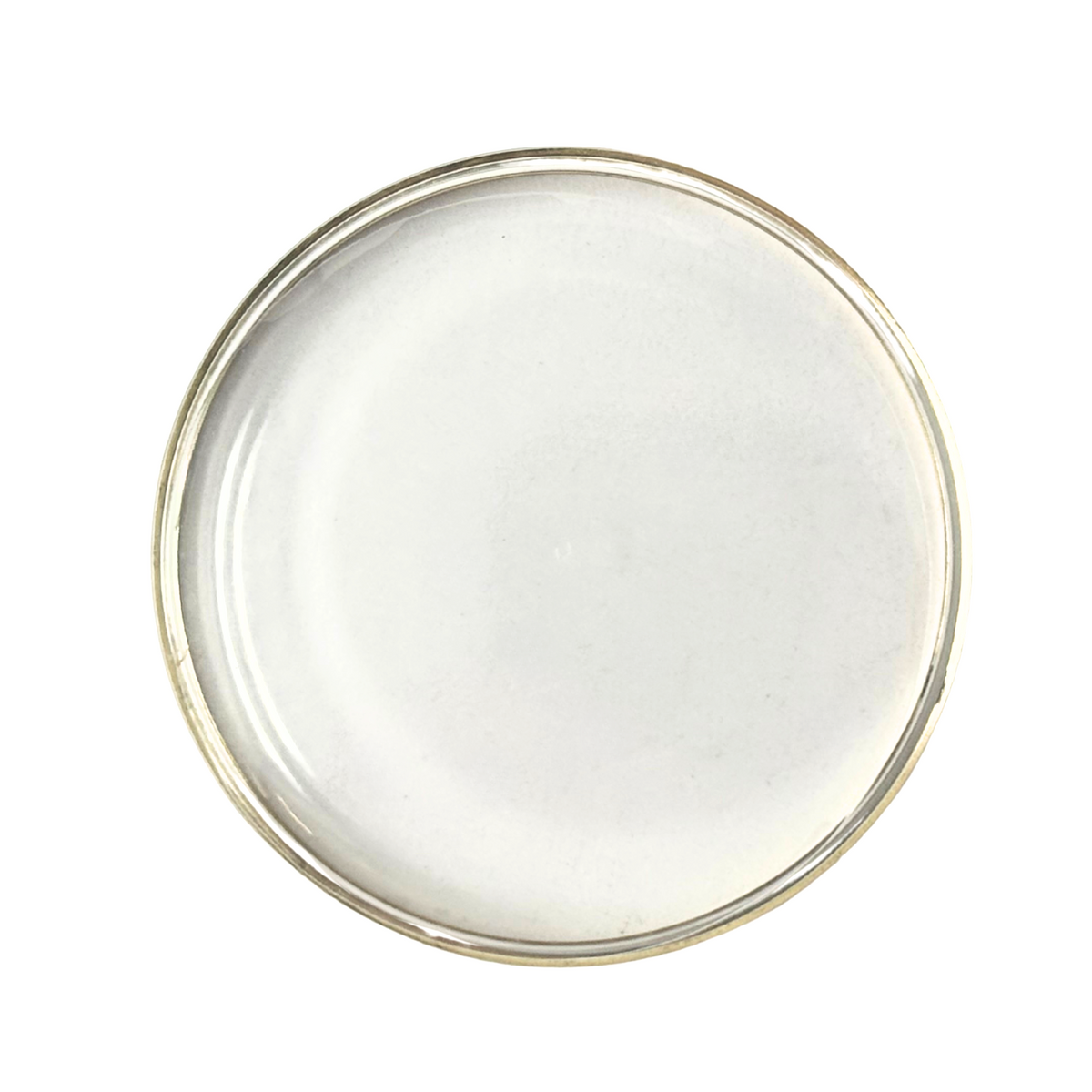 Domed Acrylic Glass for Omega - Gold Ring