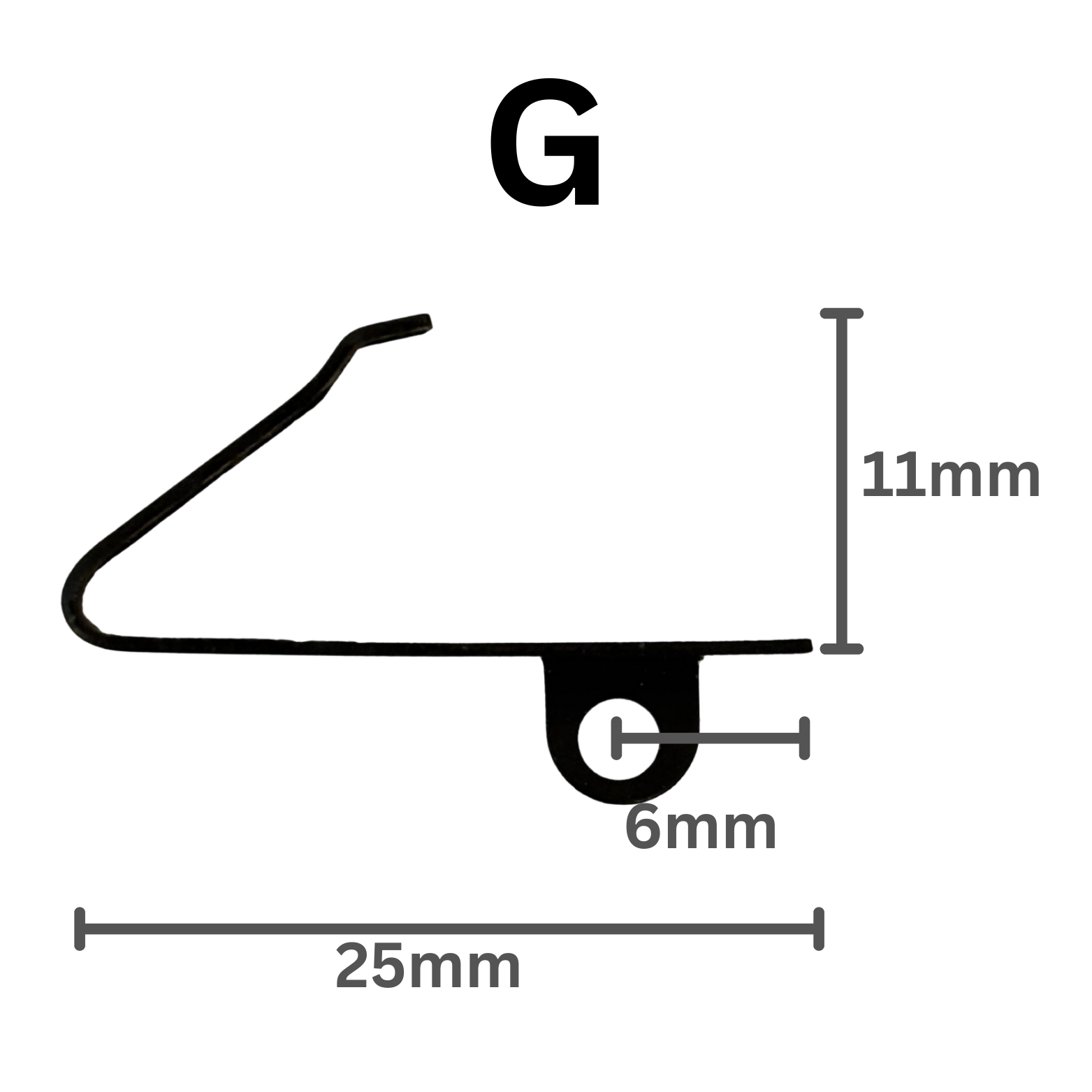 Clock Ratchet Click Springs - Choose Shape