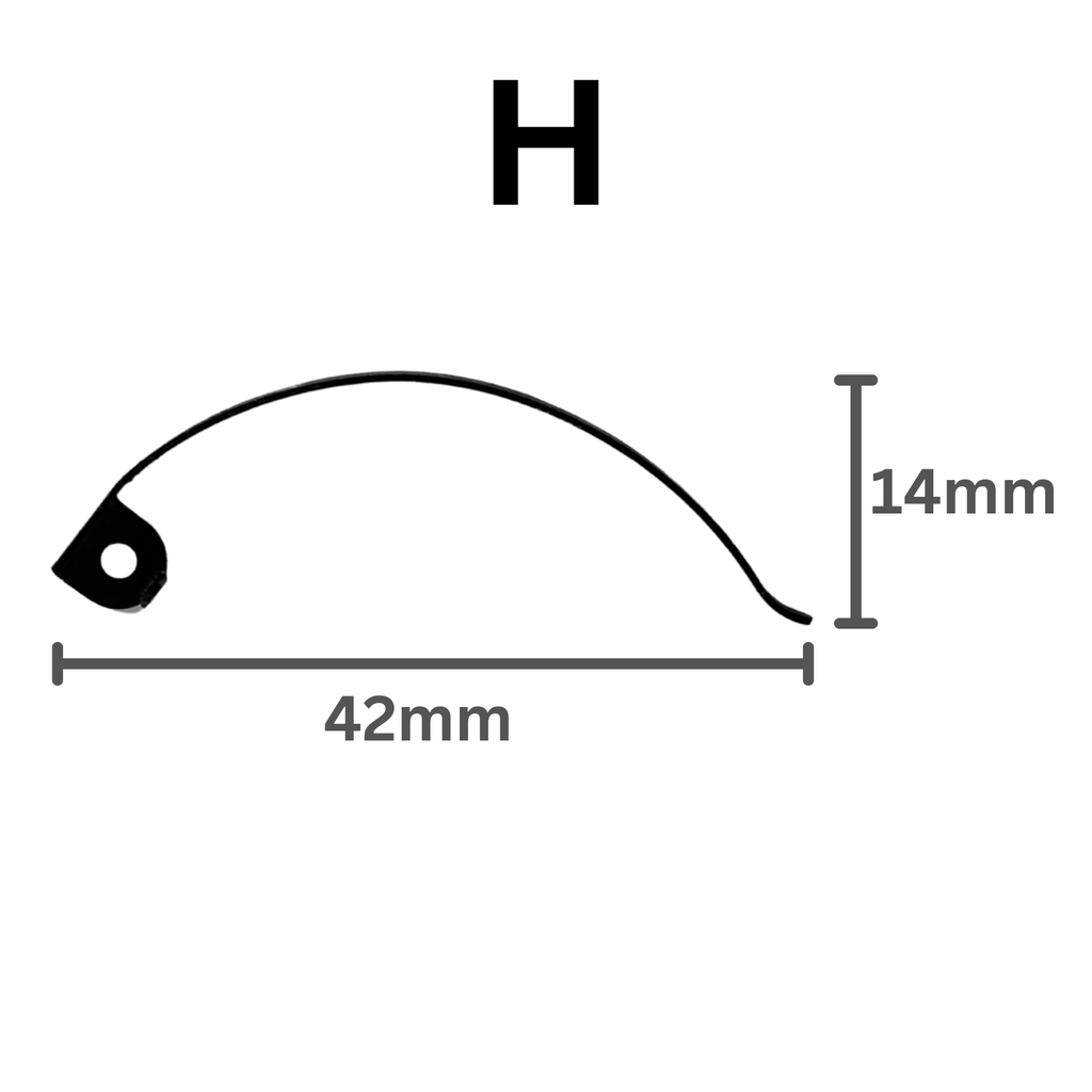 Clock Ratchet Click Springs - Choose Shape