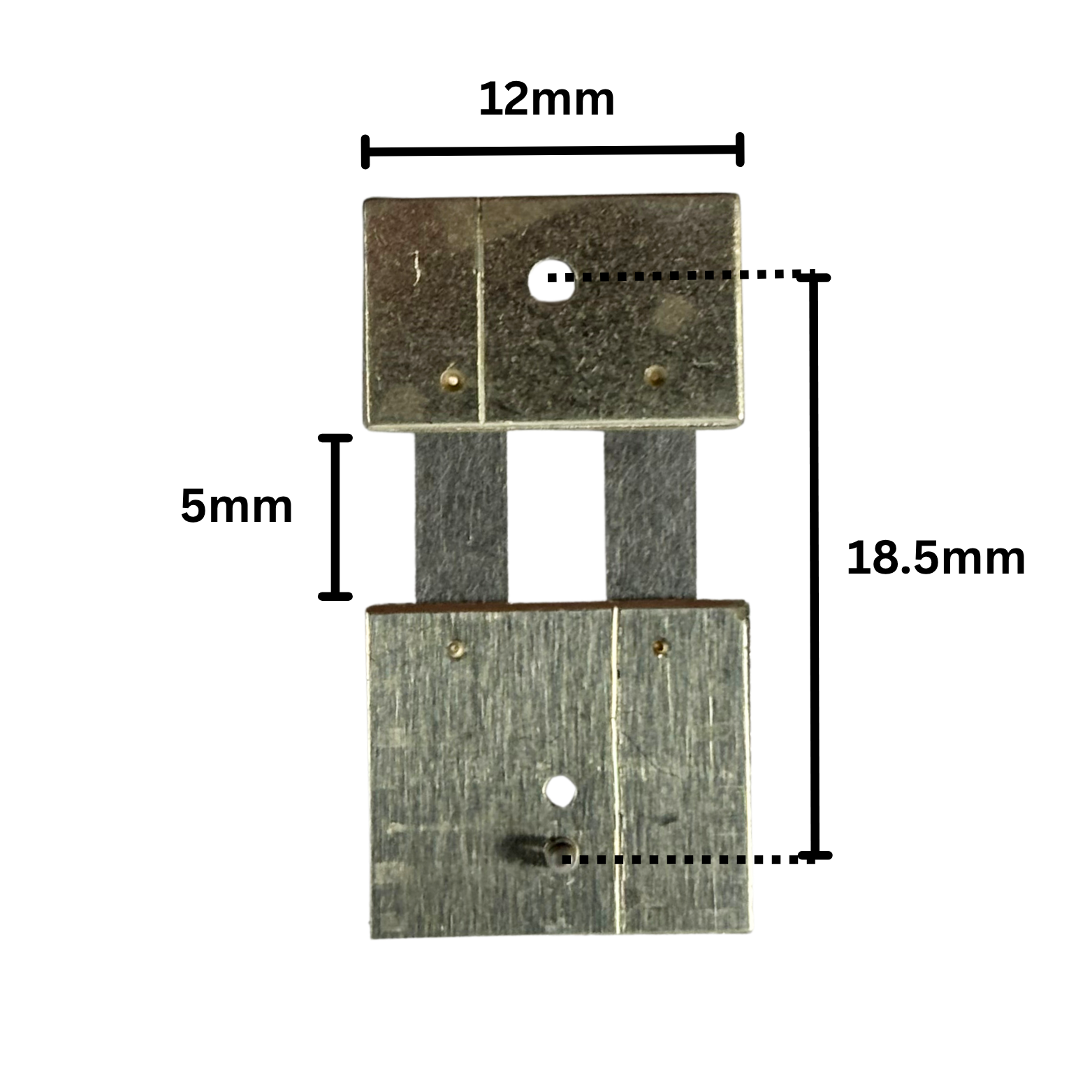 German & English Clock Suspension 18.5mm x 12.0mm x 5.0mm