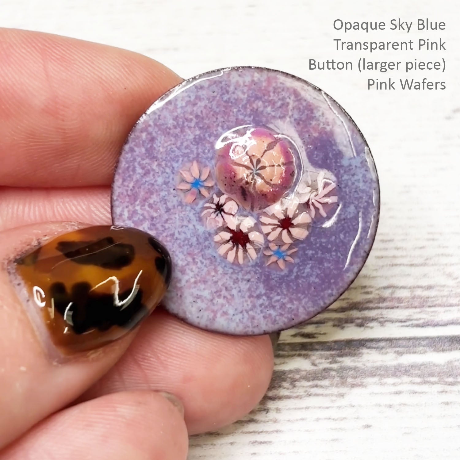Vitreco Floral Buttons - Mixed Colours