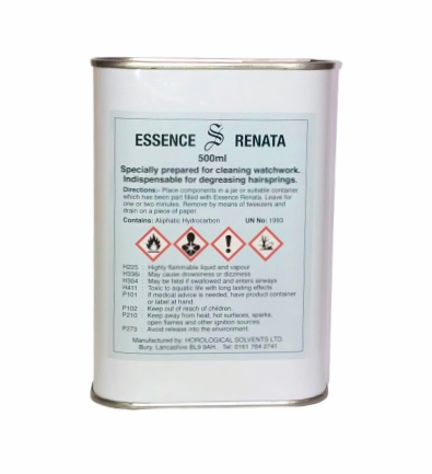 Horological Essence of Renata for Degreasing Hairsprings 500ml