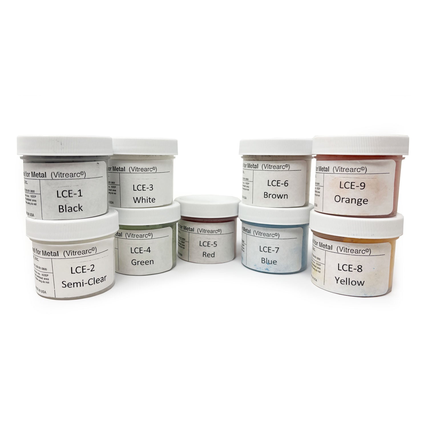 Liquid Form Brushable Enamels LCE Set