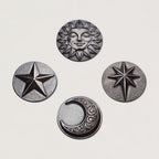 Mini Celestial Shot Plate - Sun, Moon & Stars