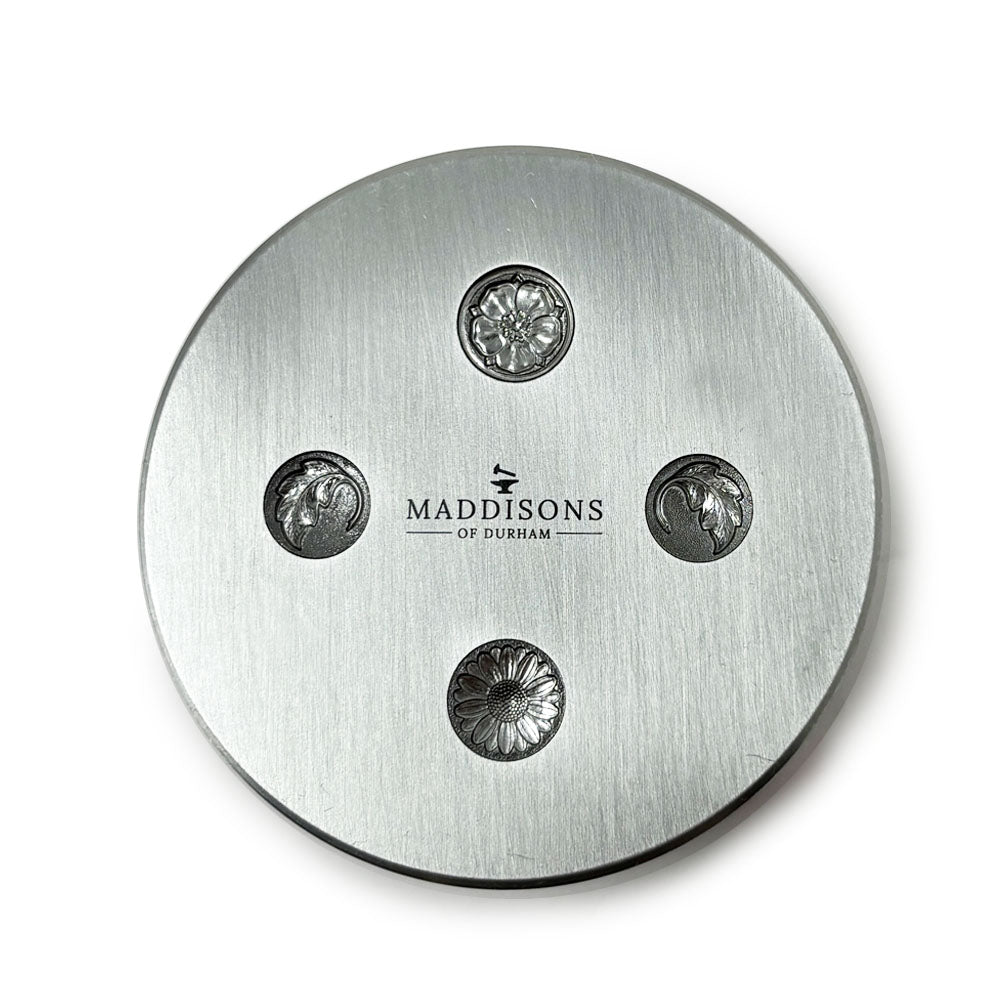 Mini Flora Shot Plate - Flowers & Leaves