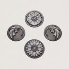 Mini Flora Shot Plate - Flowers & Leaves