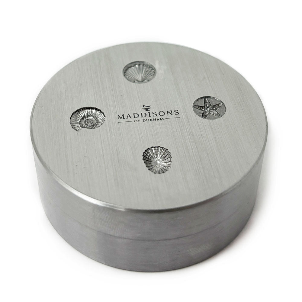 Mini Seashore Shot Plate - Shells & Starfish