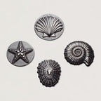 Mini Seashore Shot Plate - Shells & Starfish