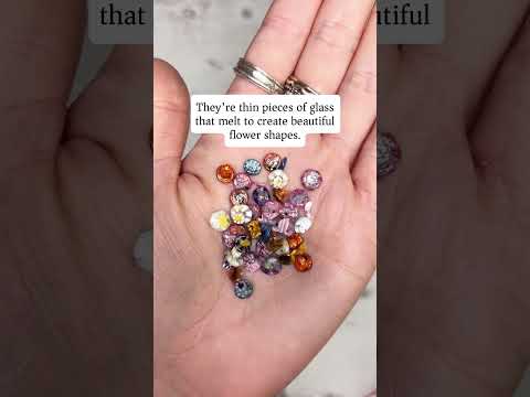 Vitreco Floral Buttons - Mixed Colours