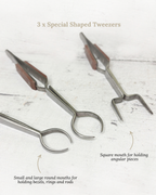 Soldering Tweezers Set of 8 in Pouch