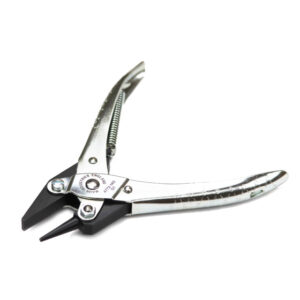 Round And Flat Jaws Parallel Plier Return Spring Jeweller's Tool 140mm Maun 4772-140