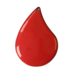 8043 rosso red opaque enamel