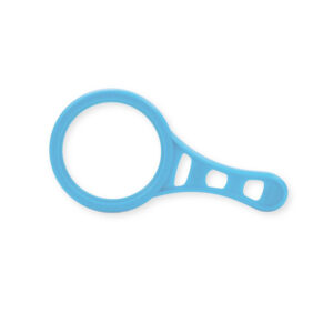 Light blue magnetic magnifying glass
