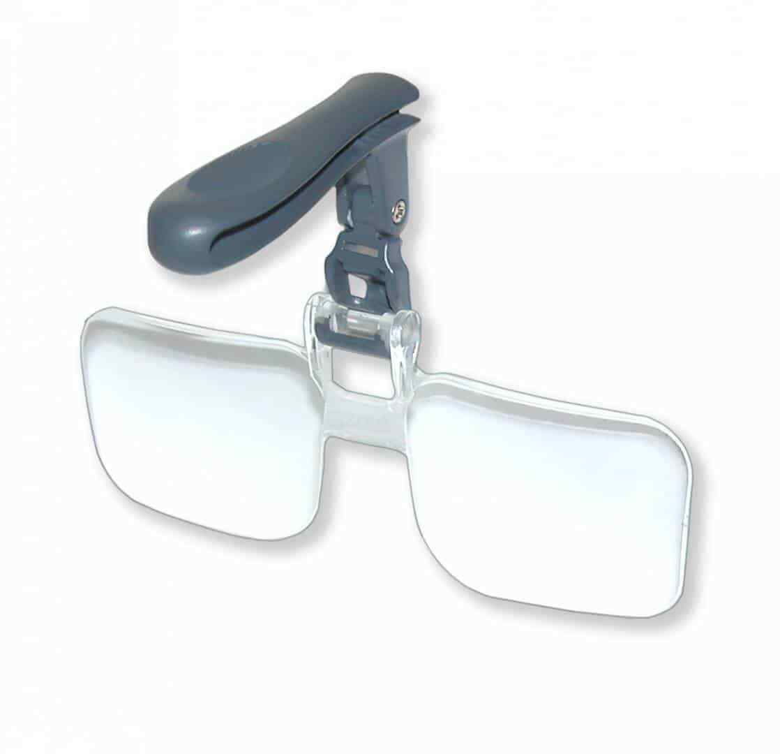 Clip On Magnifying Lens for Hats 2x Power 400 Dioptres Carson VisorMag VM 12 194616954110 - Maddisons UK