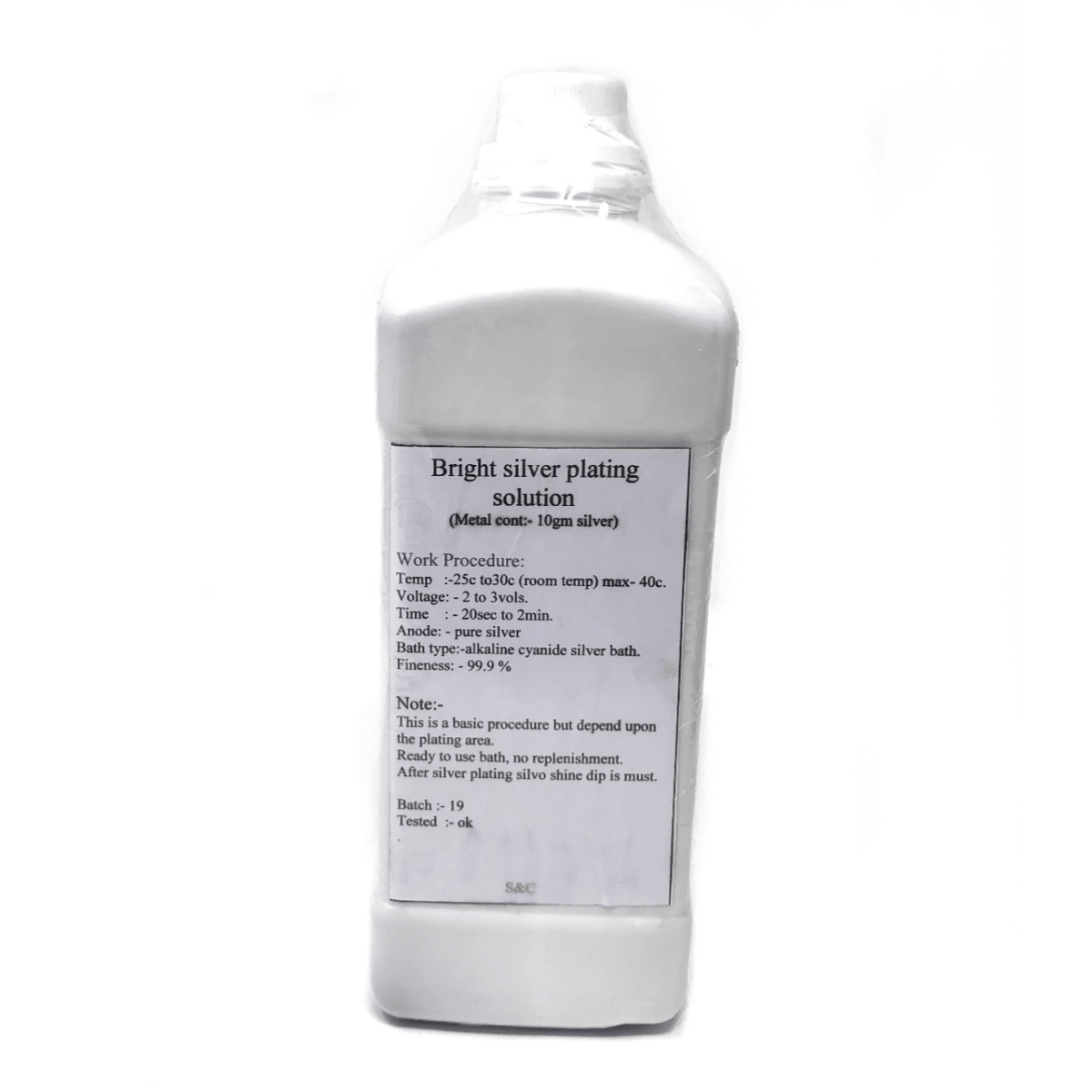 Silver Plating Solution Jewellery Making Silversmith Jewellers Alkaline Based 1L 194536495101 2 - Maddisons UK