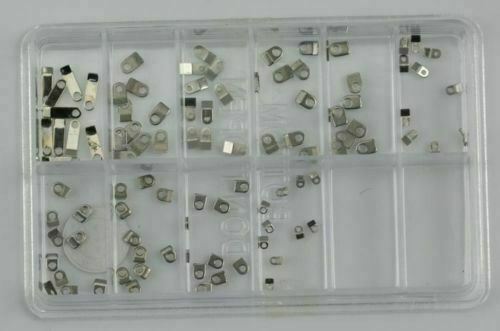 100 Watch case movement clamps parts casing repair fix assorted watchmakers 192350923222 2 - Maddisons UK