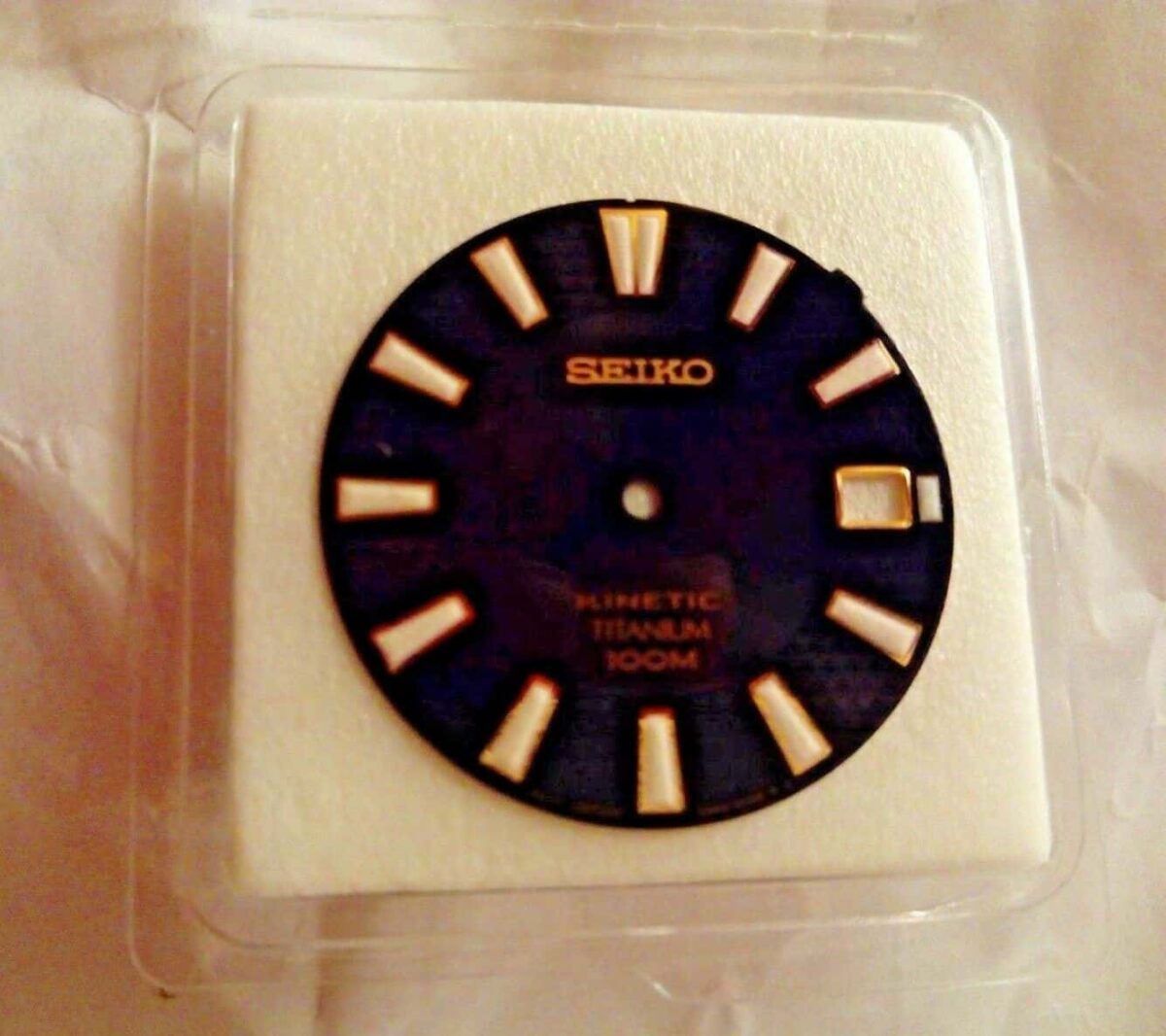 GENUINE ORIGINAL REPLACEMENT DIAL FOR SEIKO KINETIC 5M62 0BS0 5M620CB8XB14 192431268742