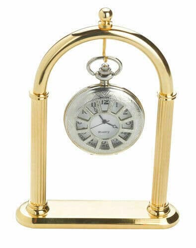 Pocketwatch Arched Display Stand Gold Holder Case Stands Pocket Watch 193190318392 - Maddisons UK