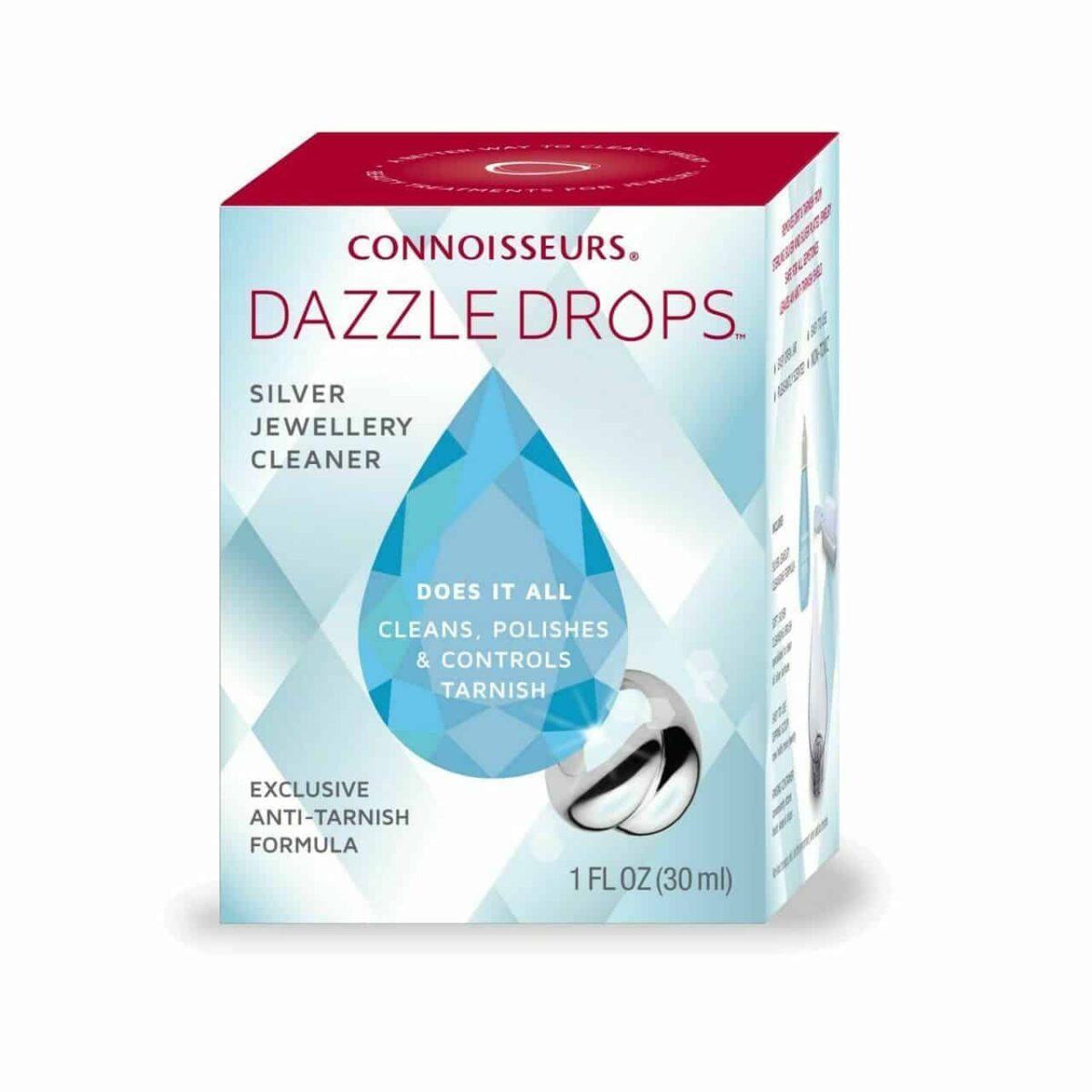 Connoisseurs Dazzle Drops SILVER Jewellery Watch Cleaner Polish Sterling Silver 193877667733 2