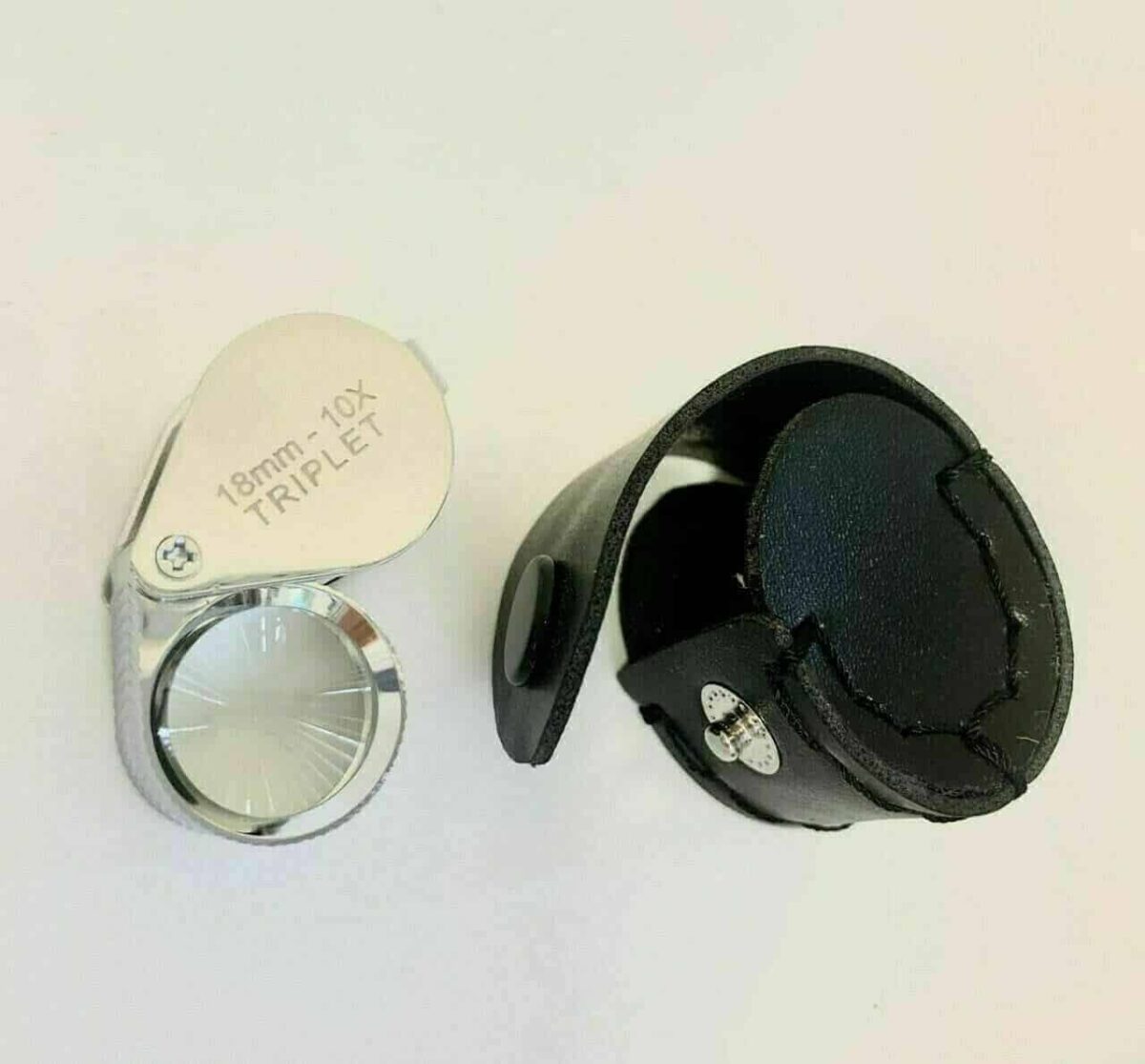 Triplet Lenses Eye Loupes Magnifier 18mm10x Contains Case Jewellery Craft Tool 193710338733