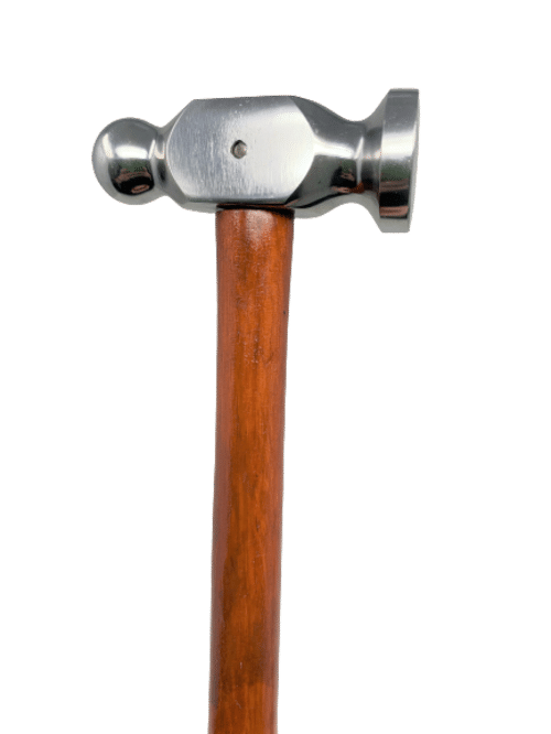 Jewellers Hammer Flat Ball Pein for Repousse Bending Flattening Metal Shaping 194309486626 3 - Maddisons UK