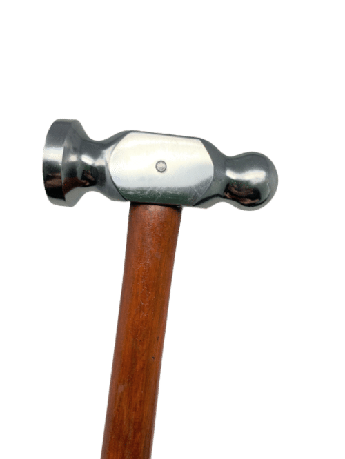 Jewellers Hammer Flat Ball Pein for Repousse Bending Flattening Metal Shaping 194309486626 5 - Maddisons UK