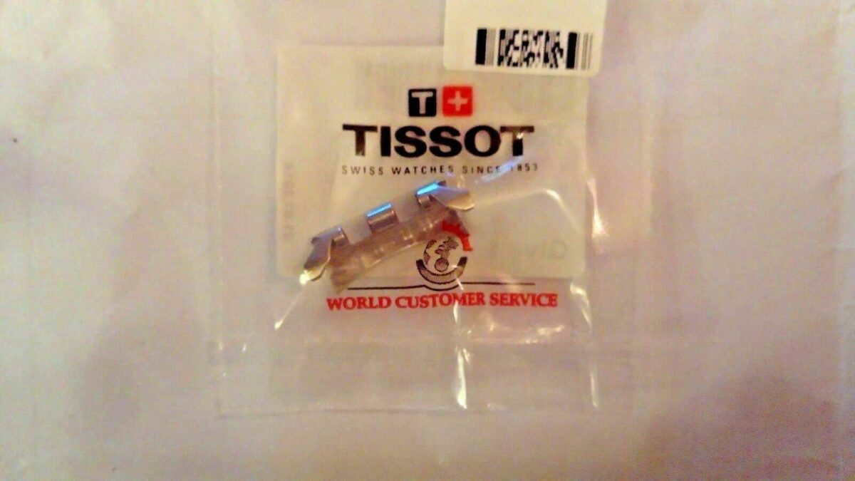 ORIGINAL TISSOT PRS200 T462 BRACELET END LINK GOLD PLATED AND STAINLESS STEEL 192834236686 2