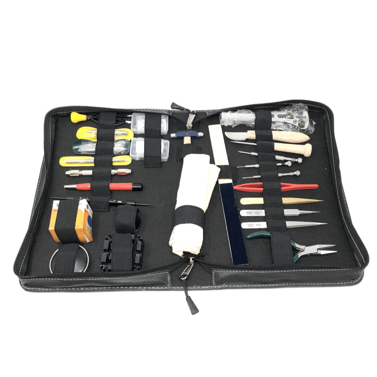 Watchmakers Tool Kit Watch Servicing Repairs Battery Replacement 27pcs in Pouch 194343224056 7 - Maddisons UK