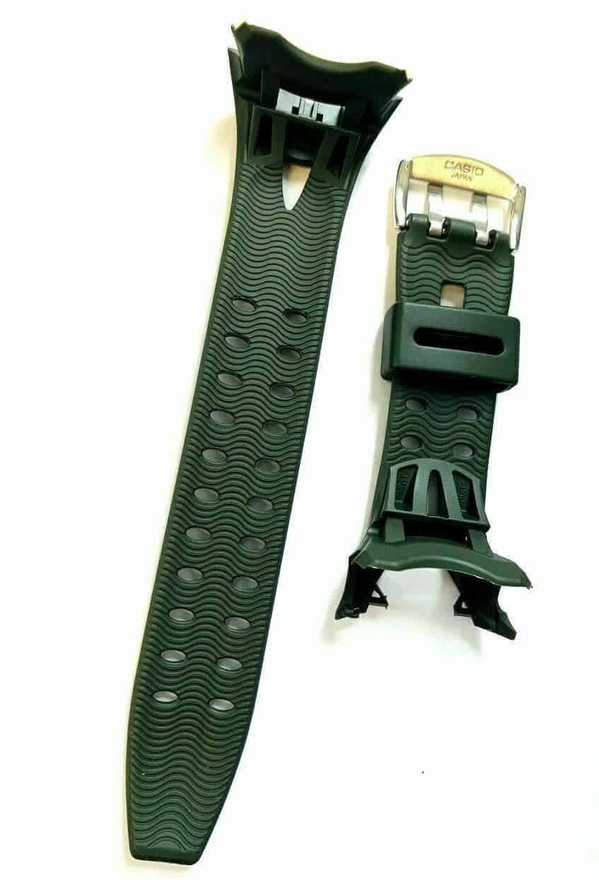 Genuine Casio GREEN Watch Band Strap 10235374 Pro Trek fits PAW 1200 3V 193520795028 2 - Maddisons UK