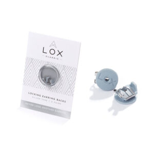 lox silver tone earring backs 1