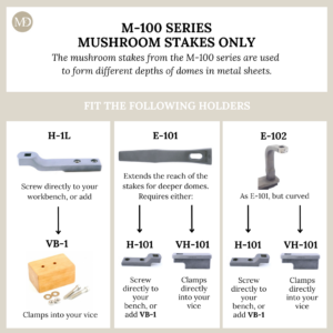 m 100 series mushroom stakes