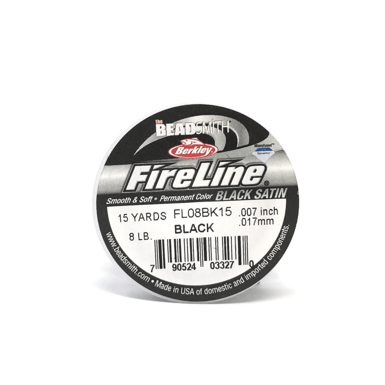 Buy Fireline Beading Thread 8lb, Black, 0.17mm x 15 Yard - Maddisons UK