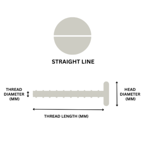 straight line screw info
